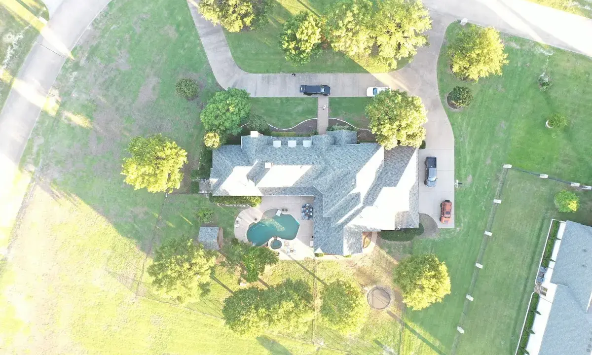 New shingle roof installation on a home in Lafayette